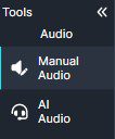 Manual Audio Toolbar