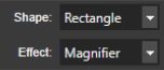 CaseGuard Magnifier Faces Effect