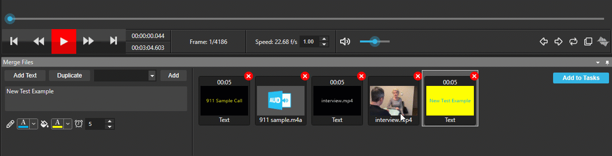 CaseGuard merge media files rearrange
