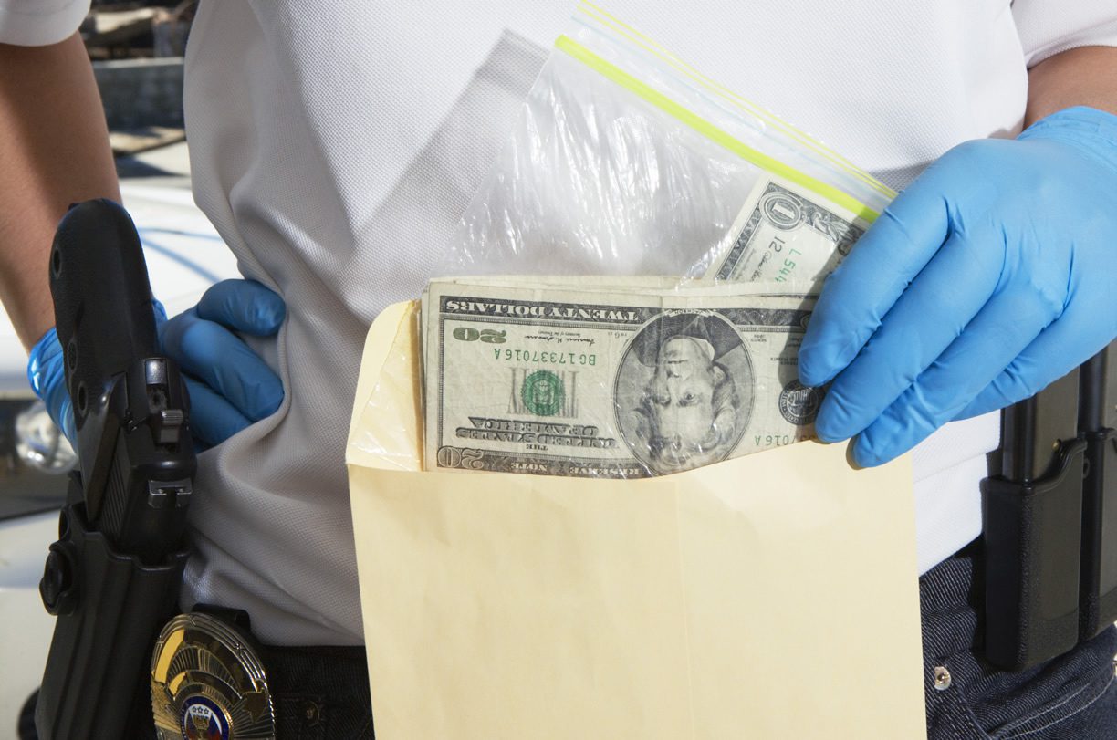 How to handle currency, jewelry, and forgeries in the evidence room