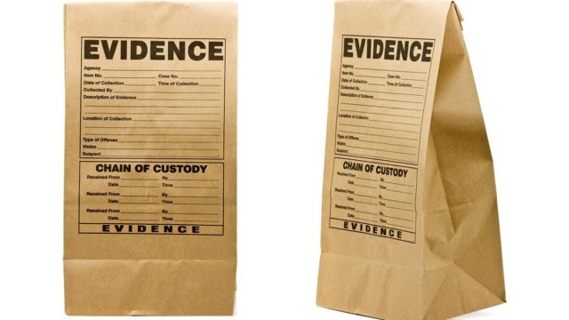 Packaging and labeling evidence