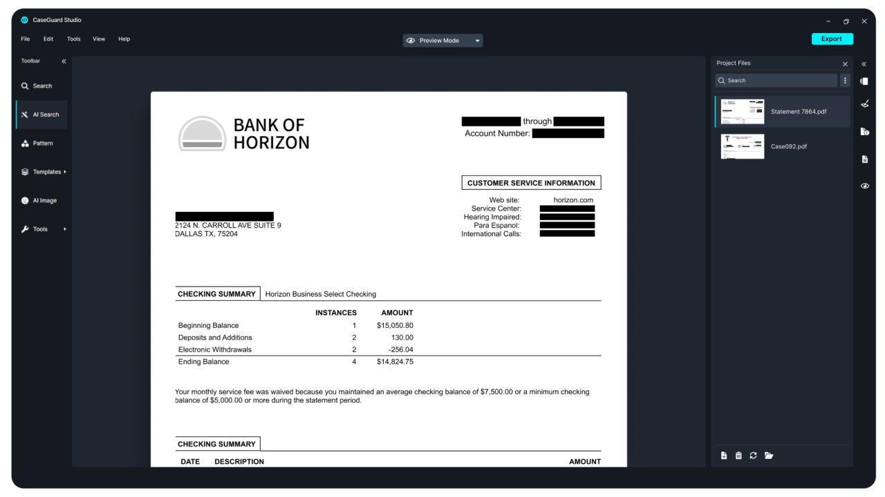 Caseguard Best Ai Document Redaction Software