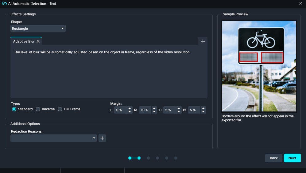 caseguard-ai-text-effect-settings