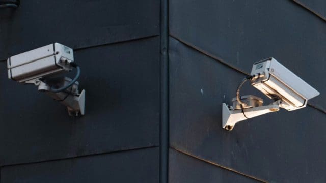 CCTV cameras facing different angles