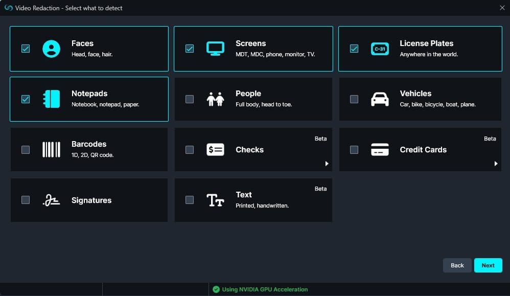 AI detection what to detect