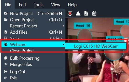 select-webcam-option-dropdownmenu