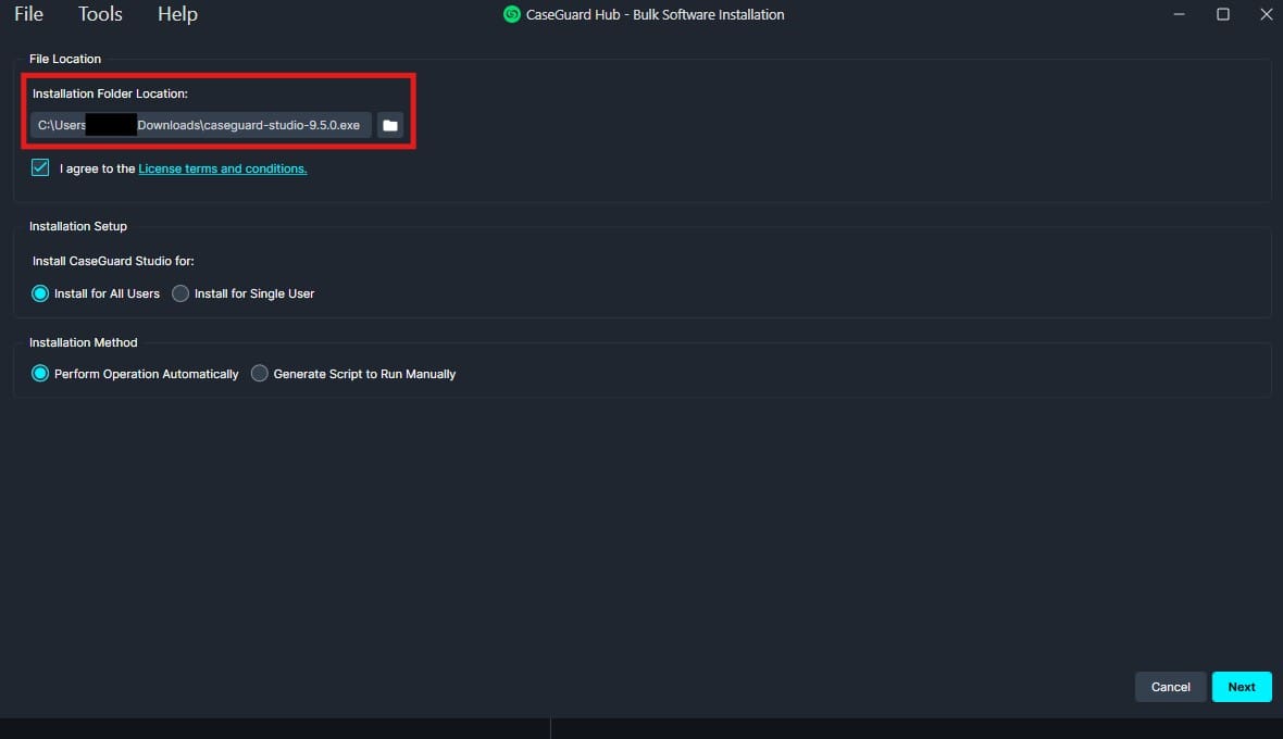 installation-folder-location