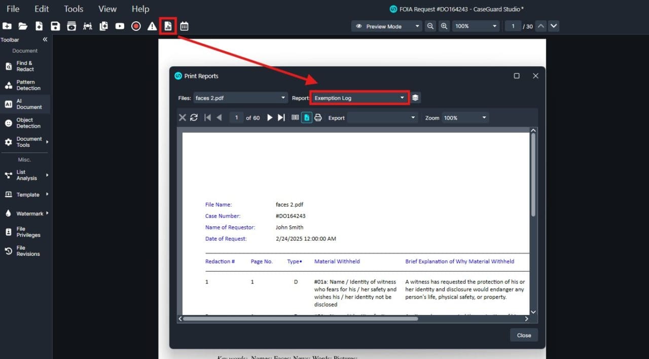 location-exemption-log