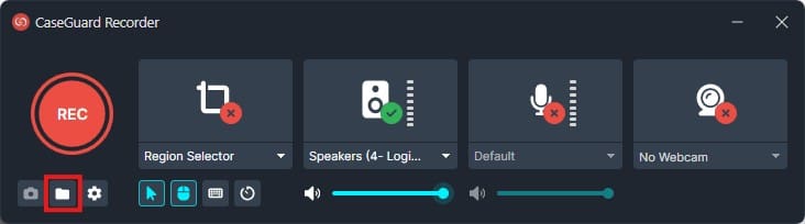 open-recorder-output-folder