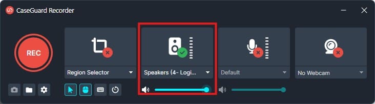 select-speakers-recorder