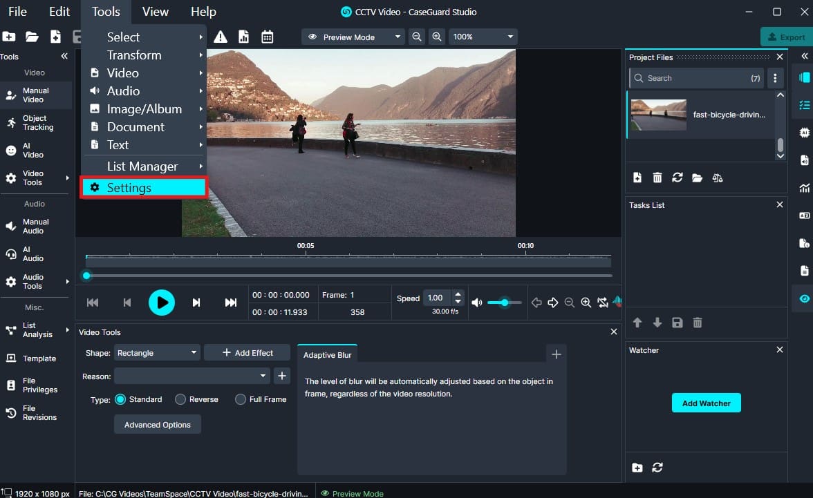 settings-under-tools