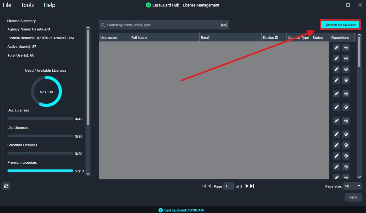 create-a-new-user-hub