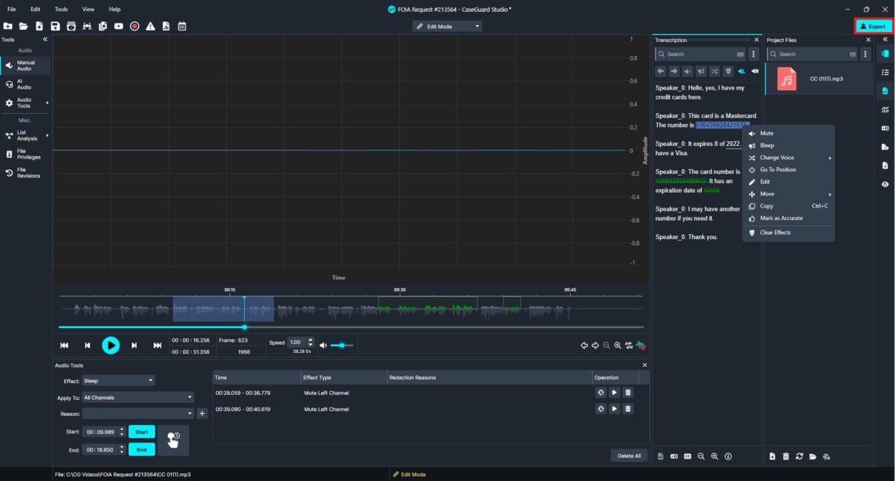 transcript-export-redaction