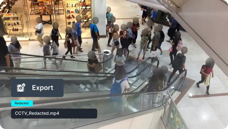 Quickly and securely export your redacted files with metadata removed.