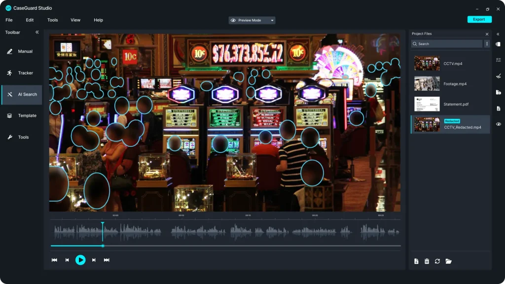 AI Video Redaction for Casinos
